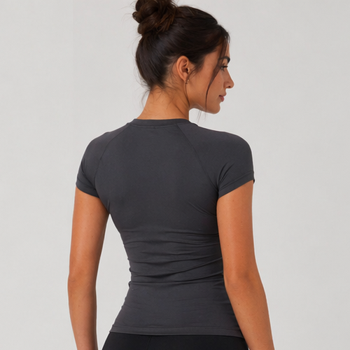 Blusa de Compressão Cinza Feminina - ASTRYA