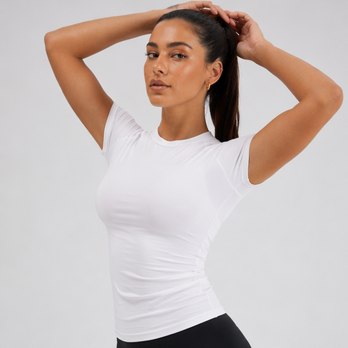 Blusa de Compressão Branca Feminina - ASTRYA