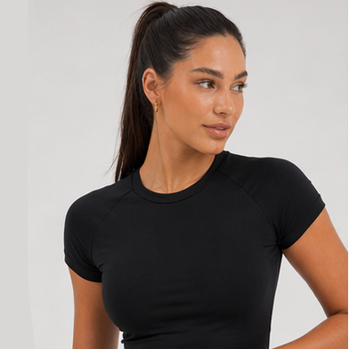 Blusa de Compressão Preta Feminina - ASTRYA