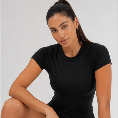 Blusa de Compressão Preta Feminina - ASTRYA